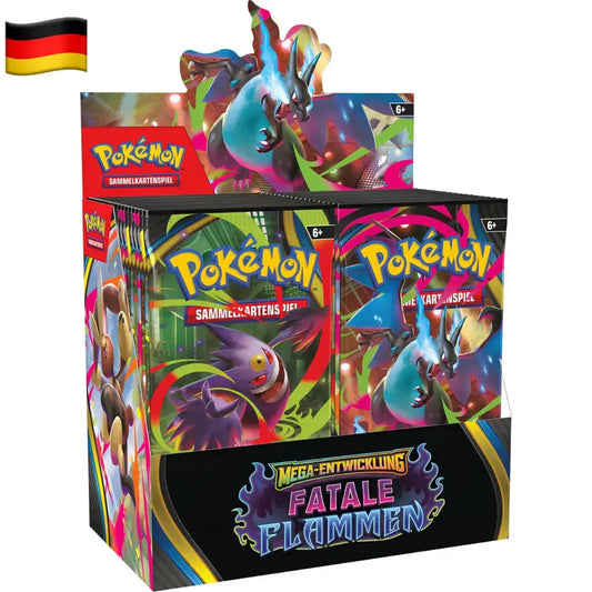 COMING SOON - Pokémon Mega-Entwicklung - Fatale Flammen Display [Deutsch]